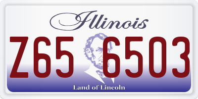 IL license plate Z656503