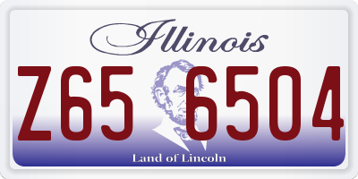 IL license plate Z656504