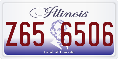 IL license plate Z656506
