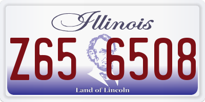 IL license plate Z656508