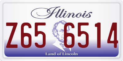 IL license plate Z656514