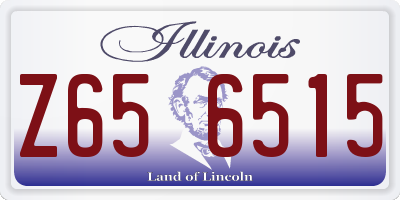 IL license plate Z656515