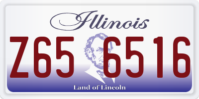 IL license plate Z656516