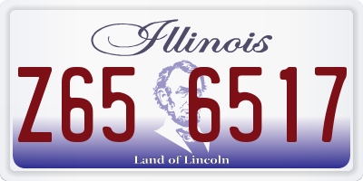 IL license plate Z656517
