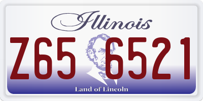 IL license plate Z656521