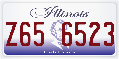 IL license plate Z656523