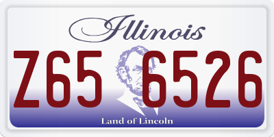 IL license plate Z656526