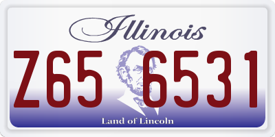 IL license plate Z656531