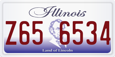 IL license plate Z656534