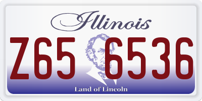 IL license plate Z656536
