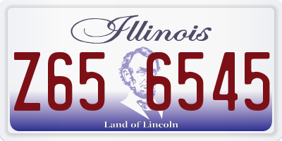 IL license plate Z656545