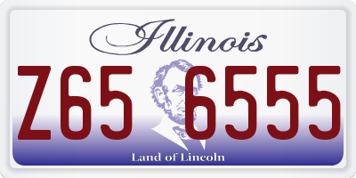 IL license plate Z656555