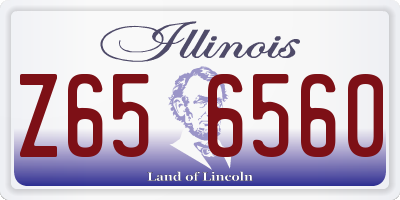 IL license plate Z656560