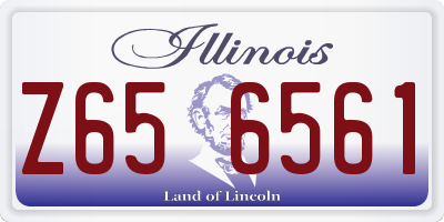 IL license plate Z656561