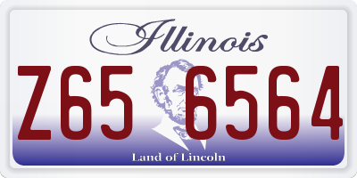 IL license plate Z656564