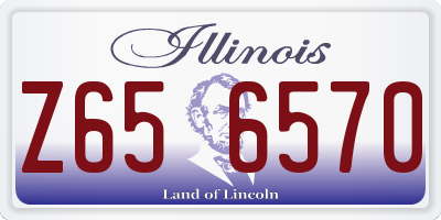 IL license plate Z656570