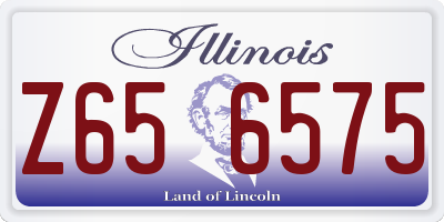 IL license plate Z656575