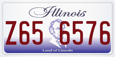 IL license plate Z656576