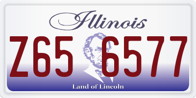 IL license plate Z656577
