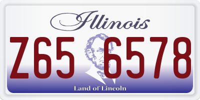 IL license plate Z656578