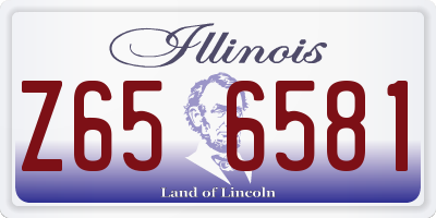 IL license plate Z656581