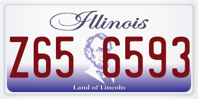 IL license plate Z656593