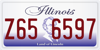 IL license plate Z656597