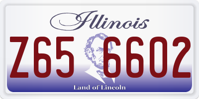IL license plate Z656602