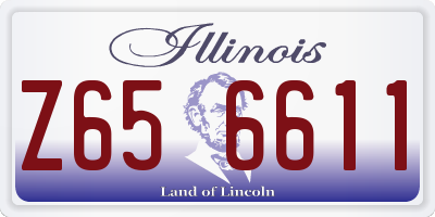IL license plate Z656611