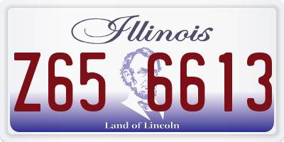 IL license plate Z656613