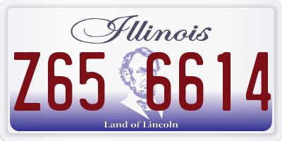 IL license plate Z656614