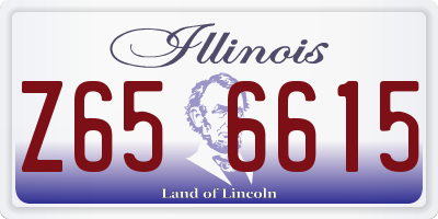 IL license plate Z656615
