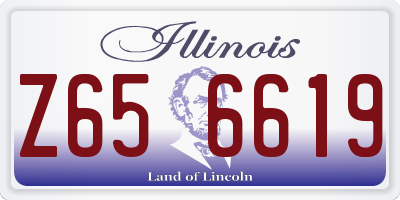 IL license plate Z656619