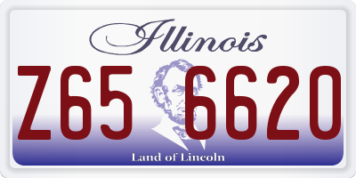 IL license plate Z656620