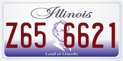 IL license plate Z656621