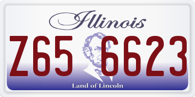 IL license plate Z656623