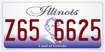 IL license plate Z656625