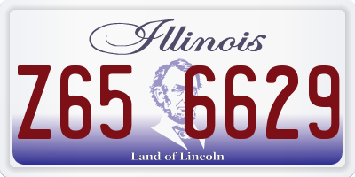 IL license plate Z656629