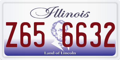 IL license plate Z656632