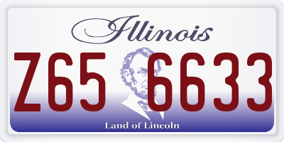 IL license plate Z656633
