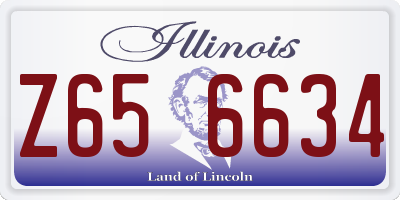 IL license plate Z656634