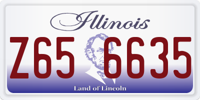 IL license plate Z656635