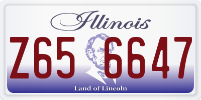 IL license plate Z656647