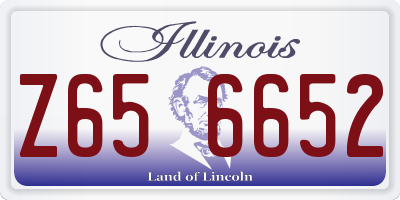 IL license plate Z656652