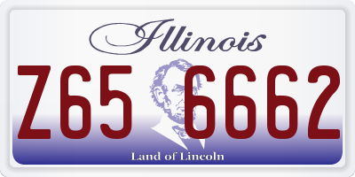 IL license plate Z656662