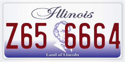IL license plate Z656664
