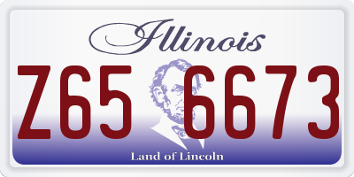 IL license plate Z656673