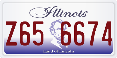 IL license plate Z656674