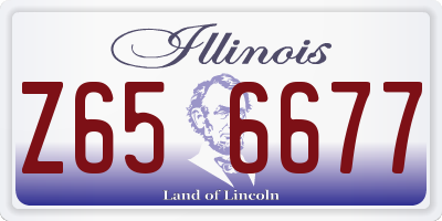 IL license plate Z656677