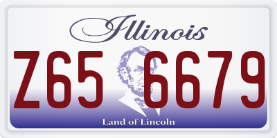 IL license plate Z656679